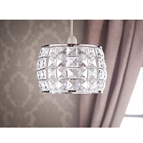 Zara Clear Crystal Pendant Lightshade