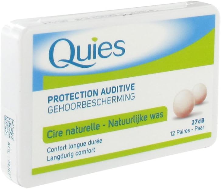 Quies Natural Wax Earplugs, 12 Pairs Amazon.co.uk Health & Personal Care
