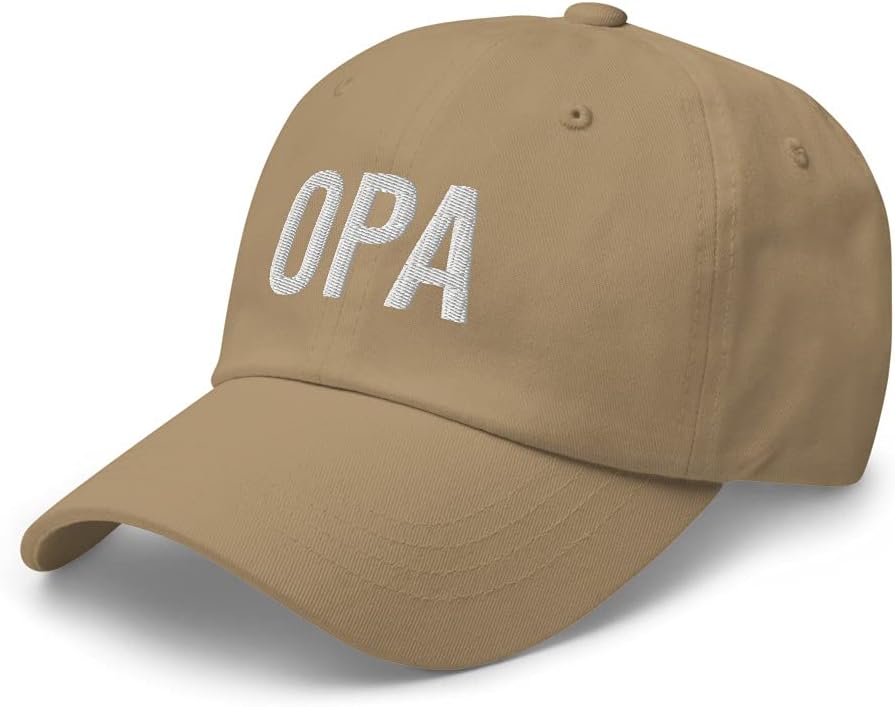 Best Opa Ever Dad Cap - They Call Me Opa Papa in German Grandfather in German Embroidered Adjustable Baseball Hat
