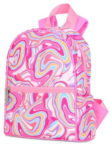 iscream Mini Classic Style 10" x 8" Backpack for Fun and Travel - Groovy Swirl2