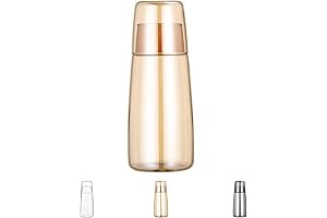 Gorgeous Clear Amber Mouthwash Container