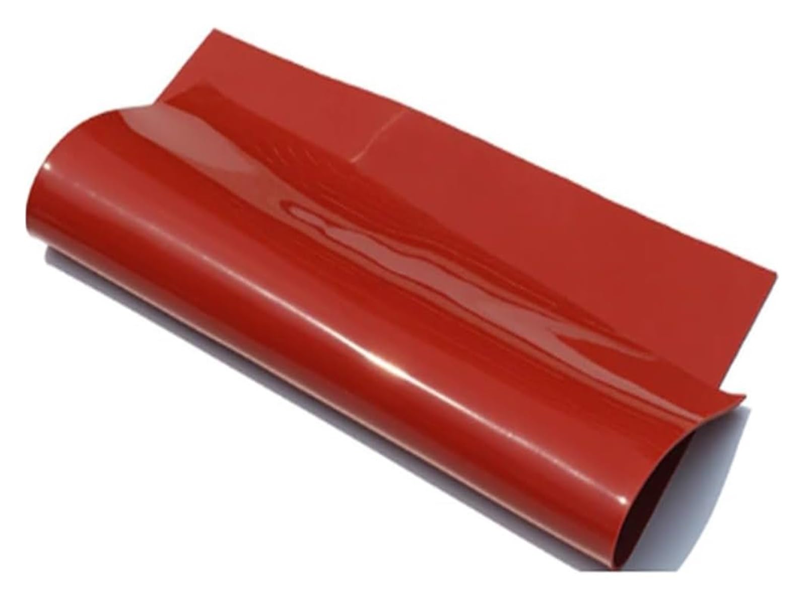 mata silikonowa, Gruba, kwadratowa, gumowa, matowa, silikonowa folia o wymiarach 0,5-10 mm do pieca próżniowego, odporna na ciepło, 1 szt(Red,Thickness5mm)