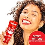 Colgate Optic White Renewal Teeth Whitening Toothpaste, Whitening Fluoride Toothpaste, Effectively Removes Tea, Coffee, and Wine Stains, Made with Hydrogen Peroxide, Brilliant Shine, 3 Pack, 3.0 oz - Image 3