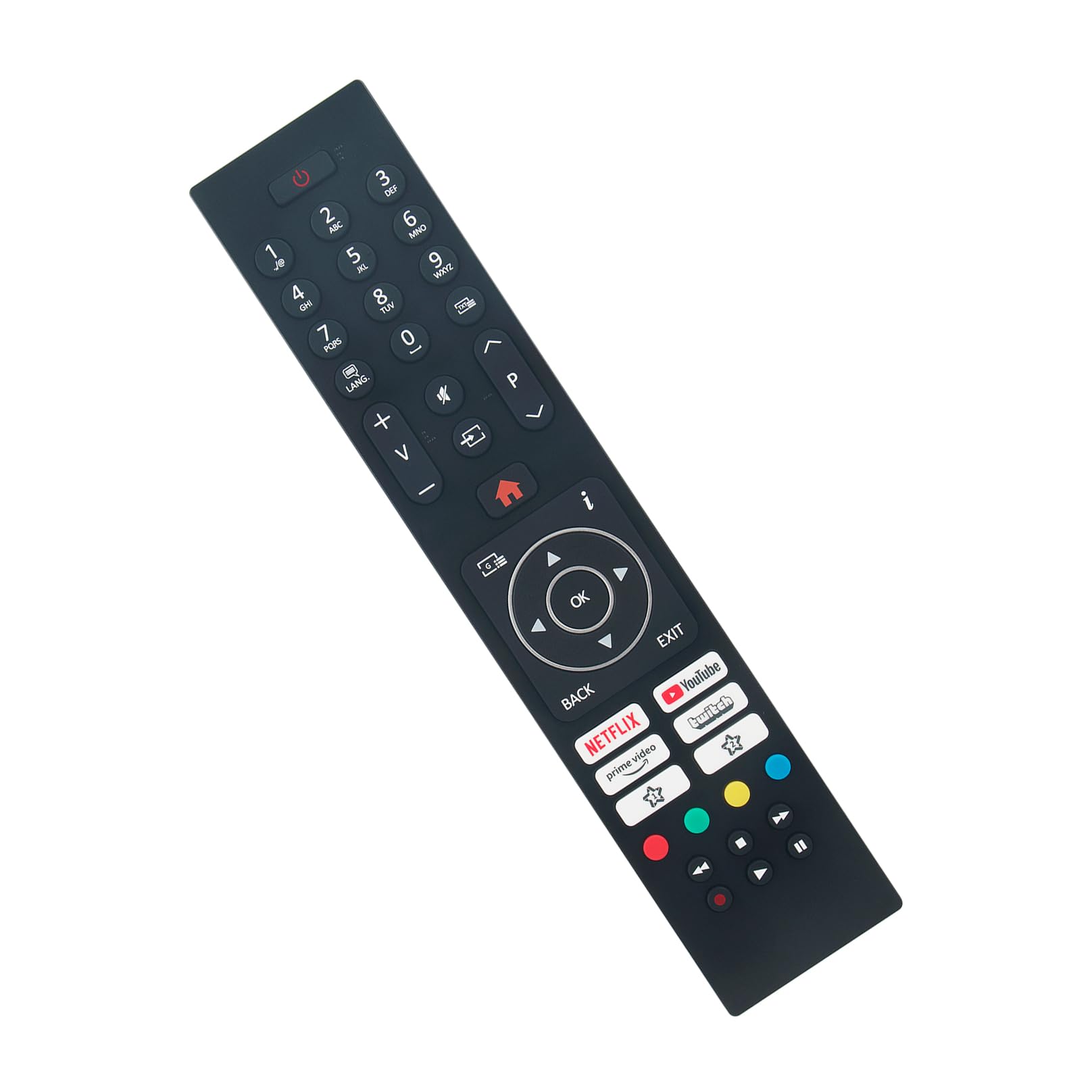 RC45135TR Replacement Remote Control --fit for PROSONIC FINLUX HOMEX ORAVA VANGUARD VESTEL JVC Smart TV RC45135TR remote control RC-45135-TR