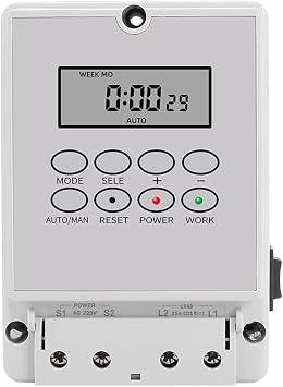 Digital School Bell Timer Switch ZTY-08 Intelligent Microcomputer Auto Bell Ring Controller 220V 80 Groups Programmable Time