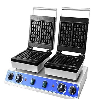 Gewerbe Waffeleisen Elektrowaffeleisen Temperatur- Und Zeitsteuerung Für Fluffy Goldene Waffeln, Geeignet Für Restaurant…