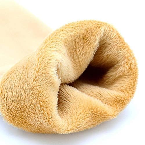 NAVMAV Combo of 1Pair Leg Warmer & 1Pair Snow Sock Unisex Winter Warm Fur Knit Leg Warmer/Knee Cap Over Knee High Sock Fancy Split Toe Thumb Sock for Women & Men (Ghutna Sock& MojaJurab) 4