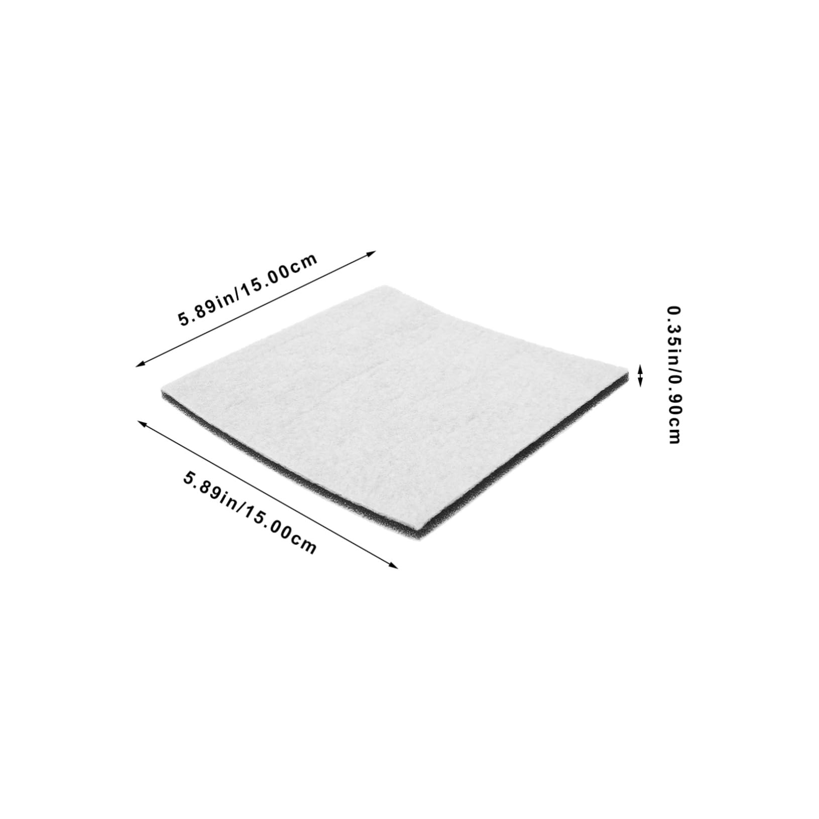 OSALADI 3-layer Cotton Filter Replacement Parts for Vacuum Cleaner Motor Vacuum Filter Central Accessories Replacement