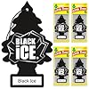 LITTLE TREES Car Air Freshener | Hanging Tree Provides Long Lasting Scent for Auto and Home | Black Ice, 24 Air Fresheners #1