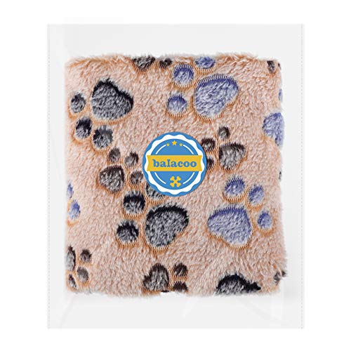 Balacoo Cão Cobertor de Lã Inverno Quente Pet Bed Lance Cobertor Tampa de Cama Da Cópia Da Pata para