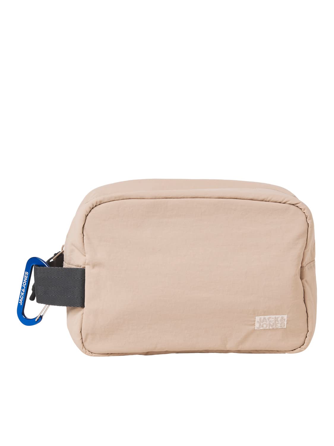 JACK & JONES Men's Jacpreston Crinkle Toiletry Bag Luggage Suitcase, Crockery, Standard Size, Cosmetic Bag