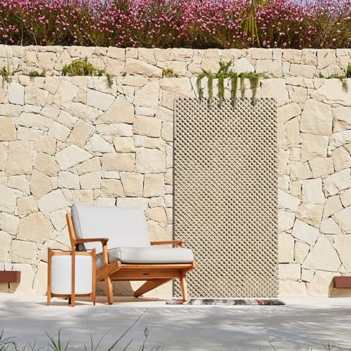 Nortene | Celosia Lop 1x2 M Marfil | Decoración Exterior | Cerramientos | Perfecto Para Ambientes Modernos