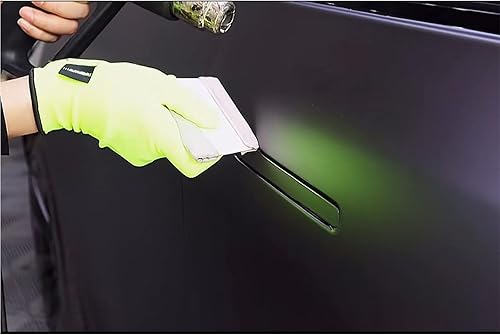 Miniatura 5 de Guantes de vinilo para envolver, guantes profesionales antiestáticos, guantes de trabajo sin polvo, guantes de construcción de PC (gris, 1 par)