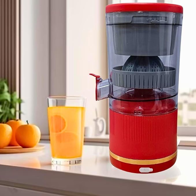 𝐋𝐢𝐦𝐢𝐭𝐞𝐝 𝐰𝐢𝐭𝐡 𝟏𝟓 𝐘𝐞𝐚𝐫𝐬 𝐖𝐚𝐫𝐫𝐚𝐧𝐭𝐲 electric juicer orange squeezer citrus press lemons, portable usb charging electric juicer wireless fruit juicer high juice yield