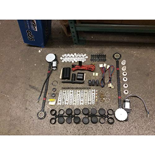 Image of Autoloc Power Accessories 9846 2 Door Universal Power Window Kit with 3 Illuminated Switches