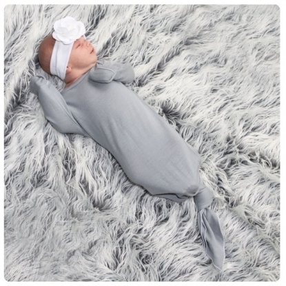 KB Designs Woombie Mod'Swad Metro Merino Sleeper, Gray, 20-25 Pound