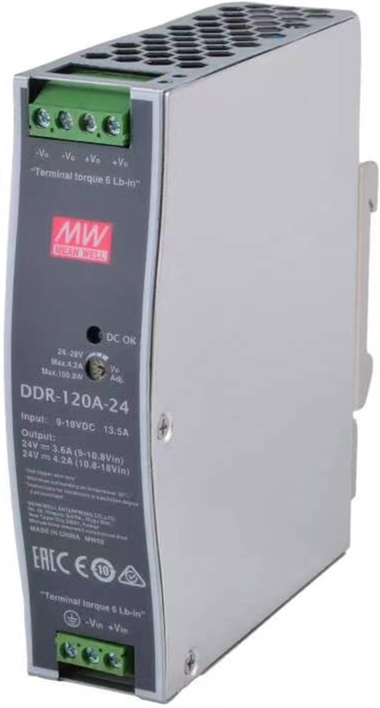 1PCS DDR-120A-24 24V 4.2A 120W DIN Rail Type DC-DC Converter Switching Power Supply Authentic
