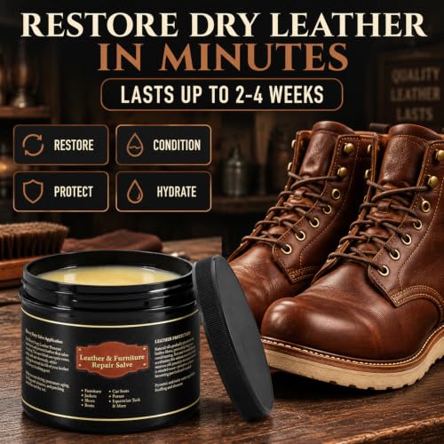 Leather Conditioner with Beeswax Balm