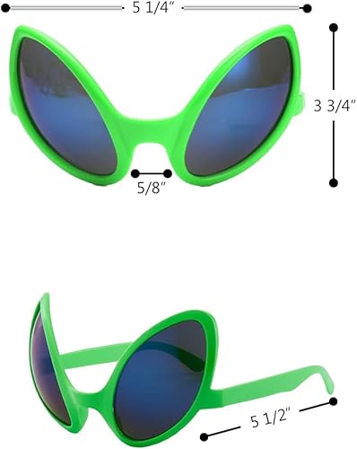 Miniatura 3 de Gafas de alienígena, gafas de alienígena únicas para festivales, cosplay, Halloween y uso diario