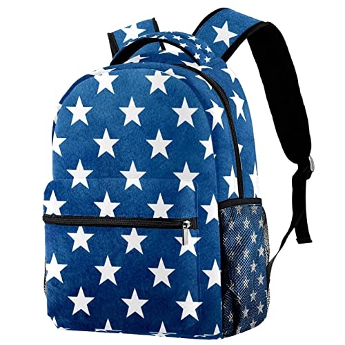 Mochila escolar de estrellas para campus universitario y escapadas de fin de semana