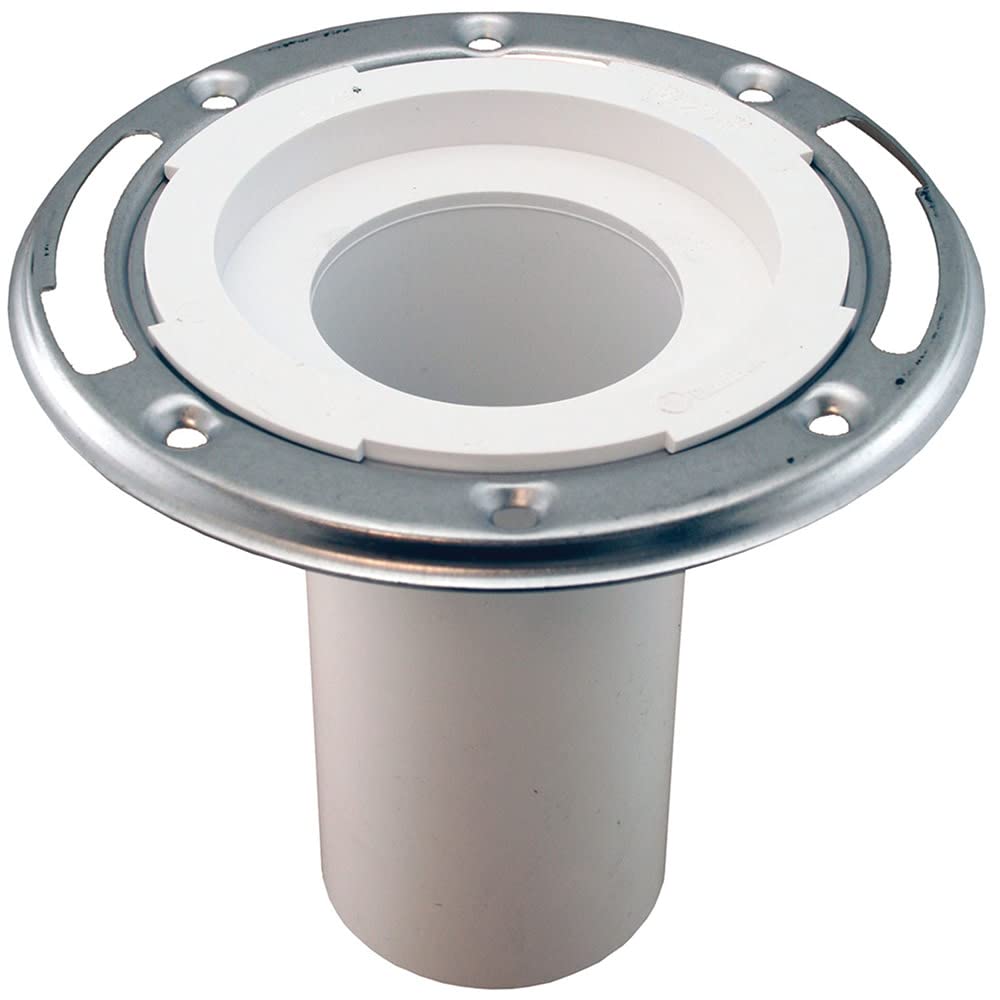 Jones Stephens C57236 3 X 6 PVC Closet Flange With Stainless