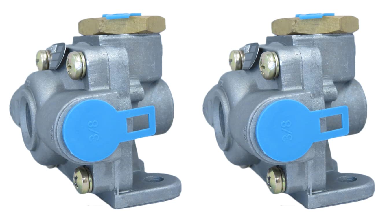 Torque 2 pack of QR-1C QR1C Quick Release Valve (Replaces Bendix 289714, Haldex 289714X KN32041) (2 x TR289714)