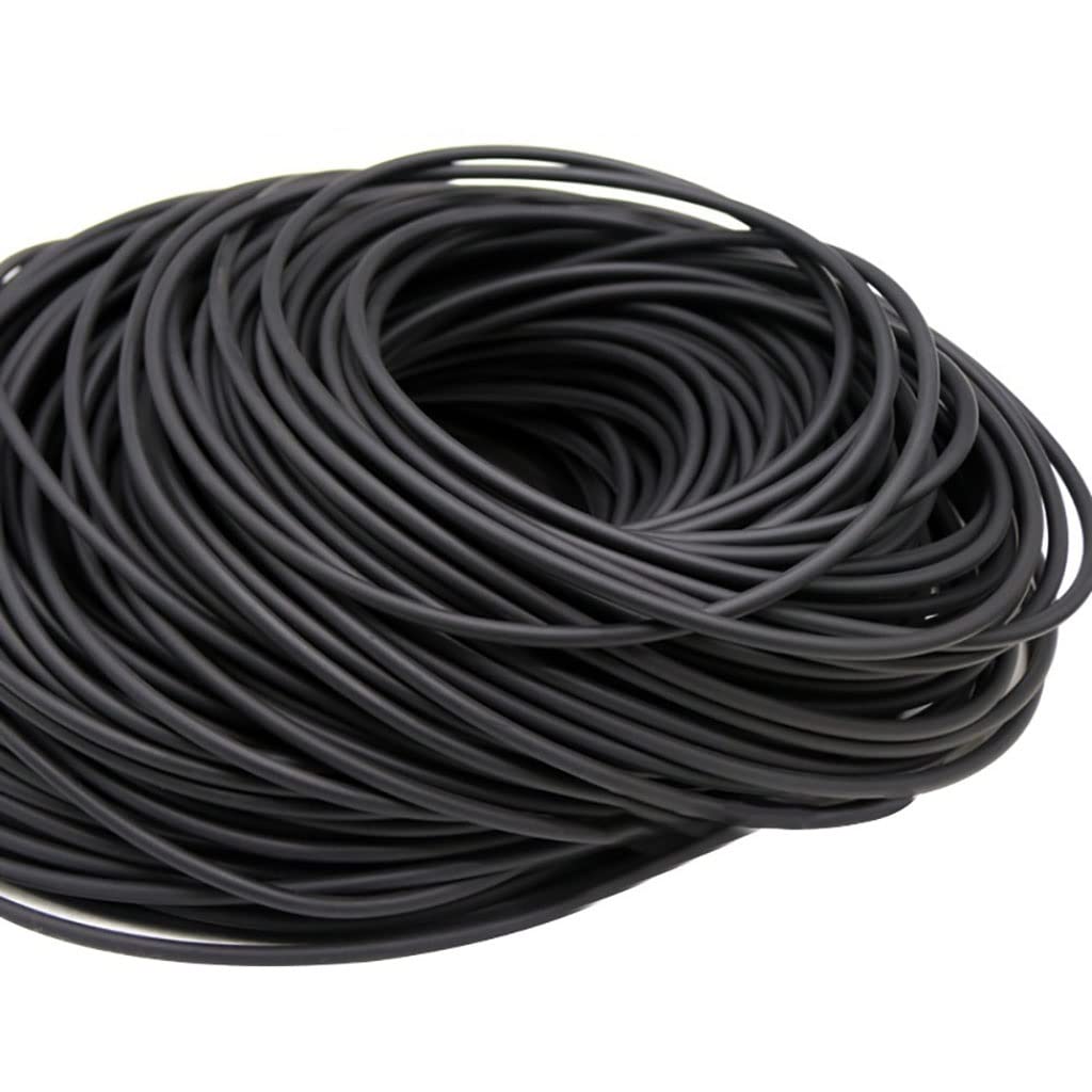 Striscia di Guarnizione in Schiuma di Silicone, Striscia sigillante in Schiuma di Gomma Nera 2-15 mm x 5-10 m(O-15mm,5M)
