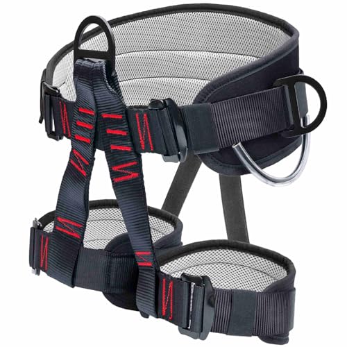 HandAcc Climbing Belts, Adjustable Thicken Professional Safety Belt, Climbing Gear for Tree Climbing, Fire Rescue, Roofing, Rappelling And Expanding Training