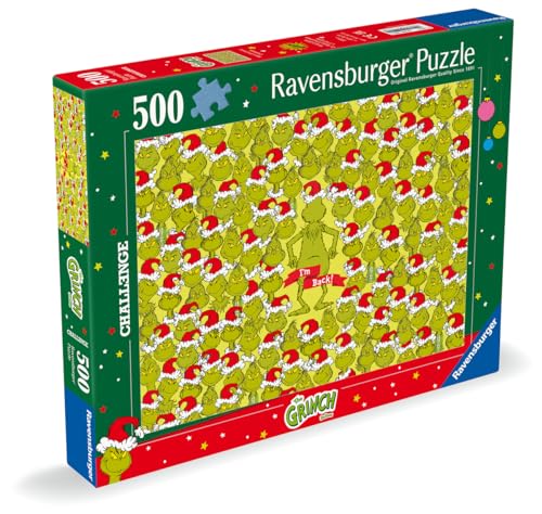 Puzzle 500 pièces Challenge puzzle : Le Grinch Ravensburger France - vue 2