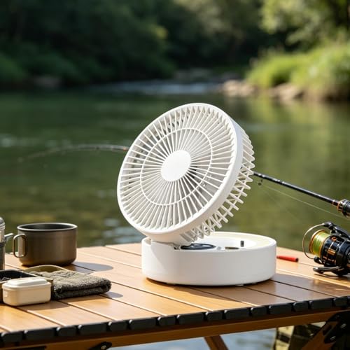 Ventilateur de bureau portable USB silencieux avec minuterie - 3