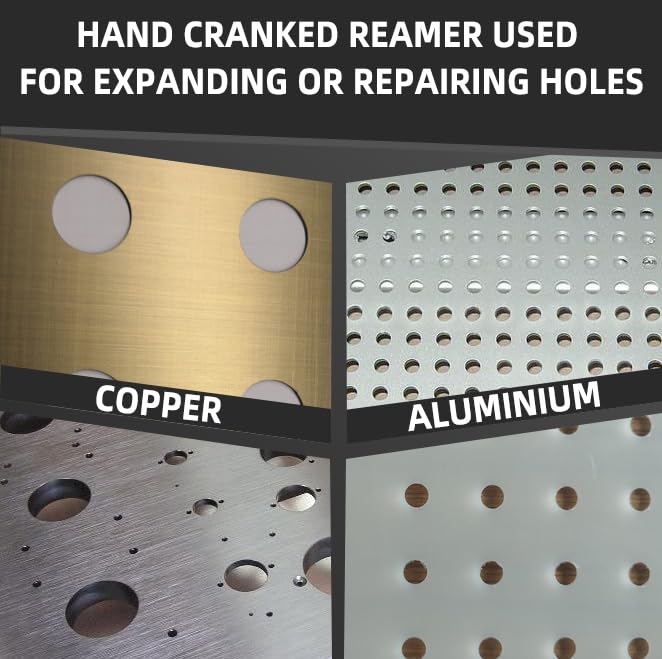 aopin 1pcs alloy tool steel manual reamer 58 34inch h8 straight groove metal reamer suitable for expanding holes removing burrs and improving hole accuracy