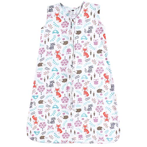 Hudson Baby Unisex Baby Cotton Sleeveless Wearable Sleeping Bag, Sack, Blanket, Woodland Fox