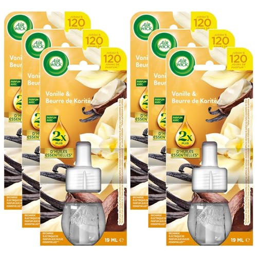 Diffuseur electrique Air Wick Vanille élimine odeurs huiles essentielles