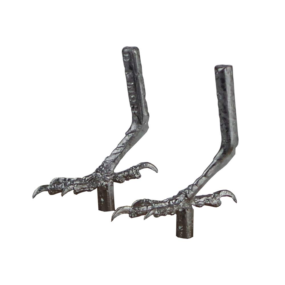 Pewter Bird Feet - Suitable for Goldfinch, Flycatcher, Warbler, Tree Creeper & More