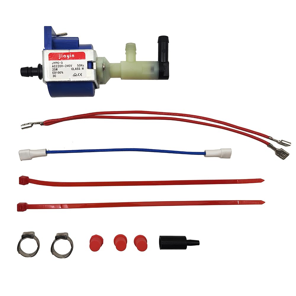 Jiayin JYPC-3 Pompe à eau à vapeur 25 W AC 230 V pour défroisseur vapeur Philips GC9650 GC9622 GC9685 GC9642 GC9682 Part.423902186522 42390