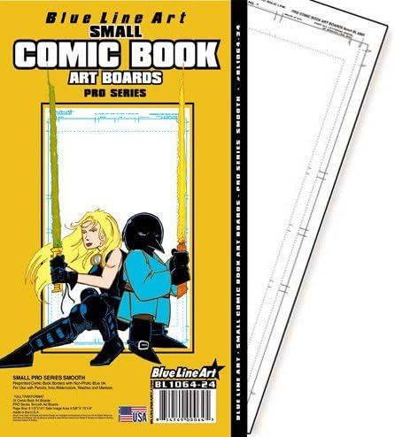 Small Pro Comic Book Art Boards 8.5x14