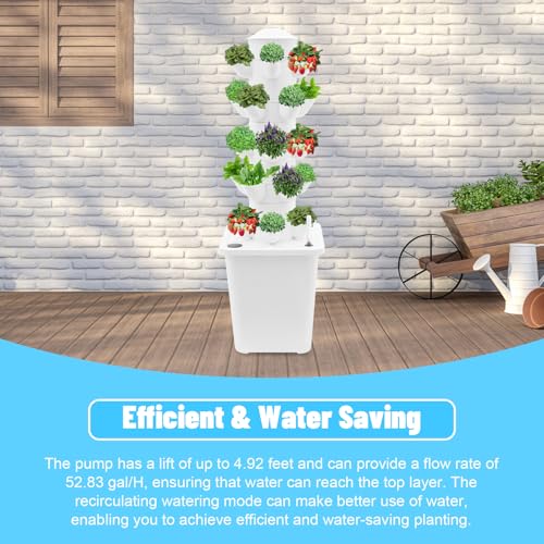 25-Plant Vertical Tower Garden System - Indoor Hydroponic Growing Kit - Image 5