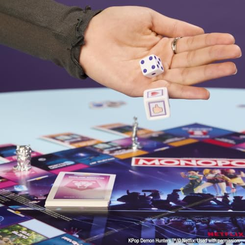 Monopoly: Kpop Demon Hunters Edition Board Game | Family Games for Kids, Teens, and Adults | Fun Gifts for Kids | 2 to 6 Players | Ages 8+ - image 4