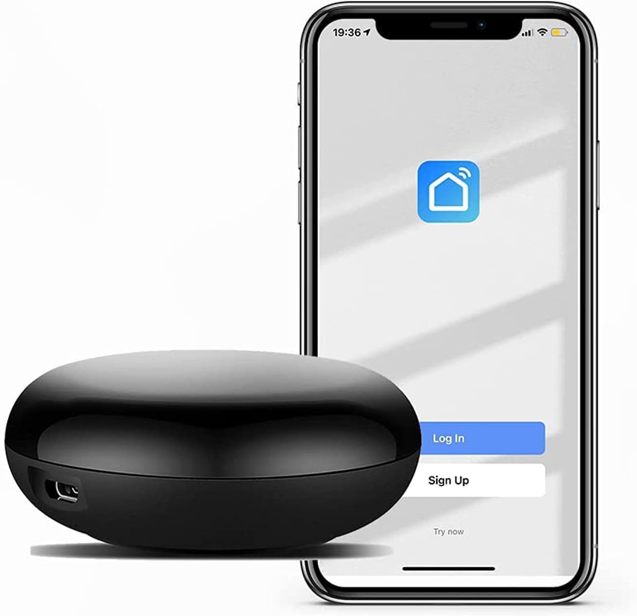 UanTii Wifi IR Remote Controller Tuya Smart Infrared Universal Remote Controller for Air Condition Fan TV Amazon App Recomtrol Control Alexa Google Home Siri Voice Control