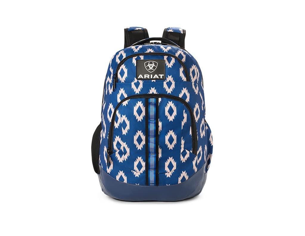 Sac à dos Ariat Southwestern bleu unisexe pour ordinateur portable
