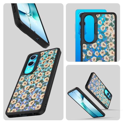 Image of KAPAVER Impulse Series Back Cover Case for OnePlus Nord CE 4 Lite (TPU+PC) (Floral Bloom)