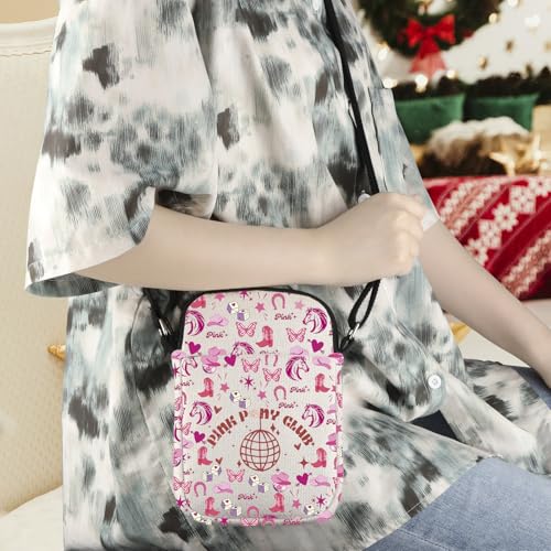 WCGXKO Singer Gift Pink Pony Club Crossbody Bag Sony Lyrics Gift for Music Lover4