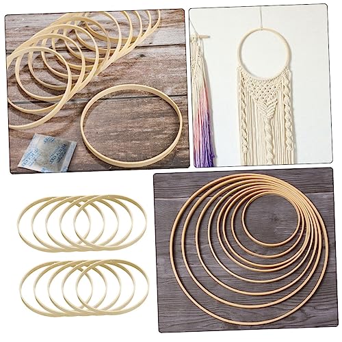 Aros de Bambú para Decoración de Bodas y Centros de Mesa Boho Chic 5
