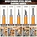 Wood Carving Kit, 23pcs Wood Carving Tools with 4 Wood Carving Knives 5 Detail Knives 9 Blocks, Whittling Kit DIY Hobbies for Adults