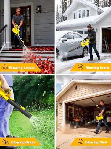 Leaf Blower Cordless, 21V Powerful Electric Blower - image 2
