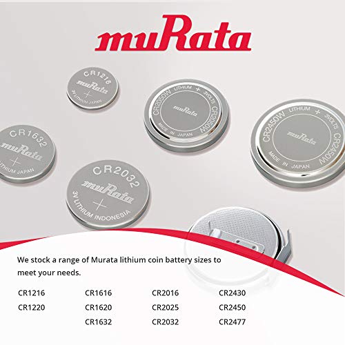 Murata Pilas CR2016 3V Batería de Litio Moneda 15 unidades miniatura 6