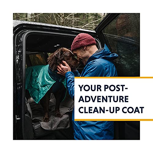 RUFFWEAR Dirtbag Dog Towel, Post-Walk Absorbant Coat to Protect Your Car & Home from Muddy Dogs, X-Large, Aurora Teal - Image 2