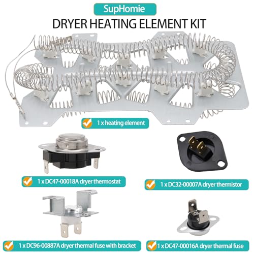 Kit filament chauffant sèche-linge Samsung DV393ETPARA/AAA DV350AEW/XAA - 3