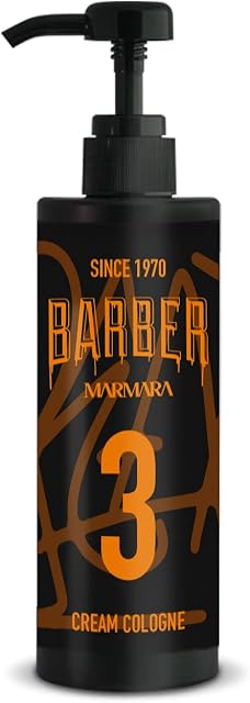 BARBER MARMARA No.3 Balsam po goleniu dla mężczyzn  Cream Cologne Men  400 ml  żel po goleniu  pielęgnacja i chłodzi  przeciw pożarom  pielęgnacja twarzy  zapach barbershopu