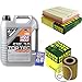 Produktbild QR-PARTS 69360098 Filter Set Inspektionspaket 5 Liter Liqui Moly Motoröl Top Tec 4200 5W-30 MANN-FILTER Luftfilter Ölfilter